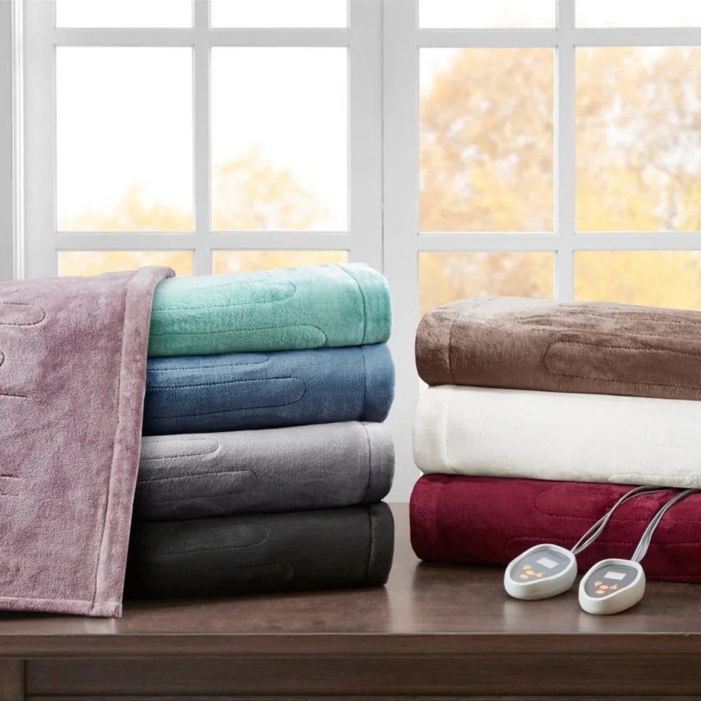 Brookstone Cream Electric Blanket - Picture 3 of 5